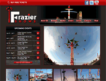 Tablet Screenshot of fraziershows.com